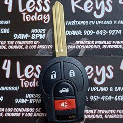 $70 in Pomona or Upland | Infiniti or Nissan Head Key w/ Remote Copy (Sentra, G35, Versa, Note, Rogue, Juke, Armada, Pathfinder, FX35, FX45)