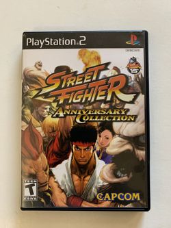 PlayStation 2 PS2 street fighter anniversary collection game