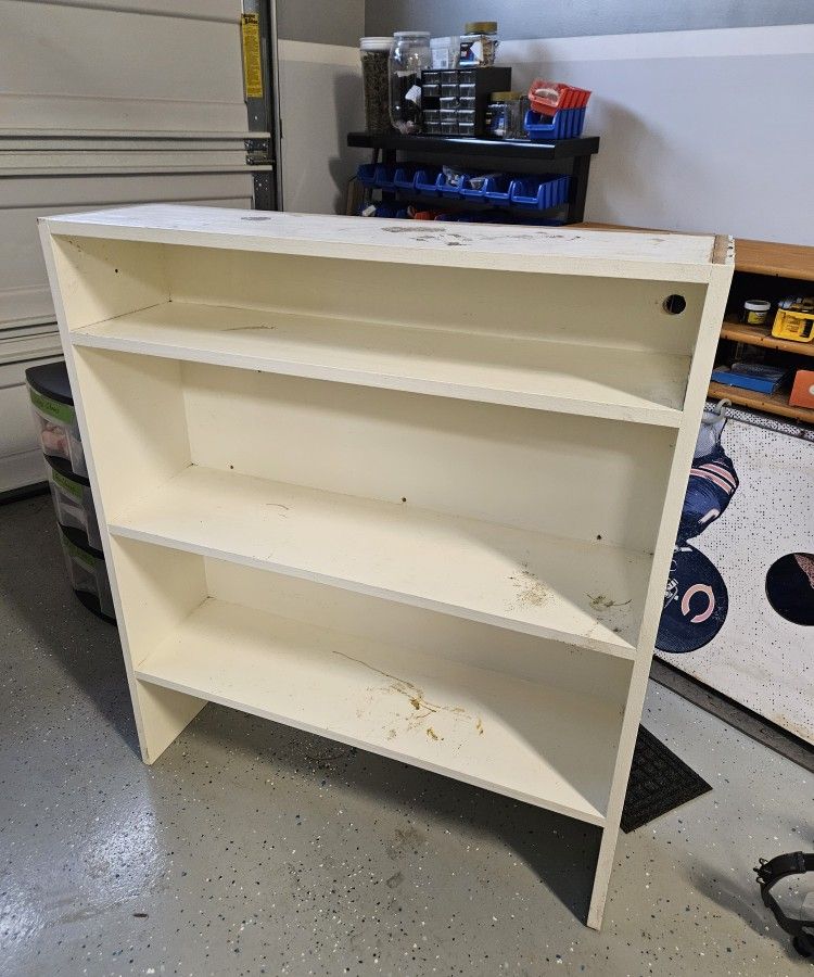 White Bookcase Qty 2