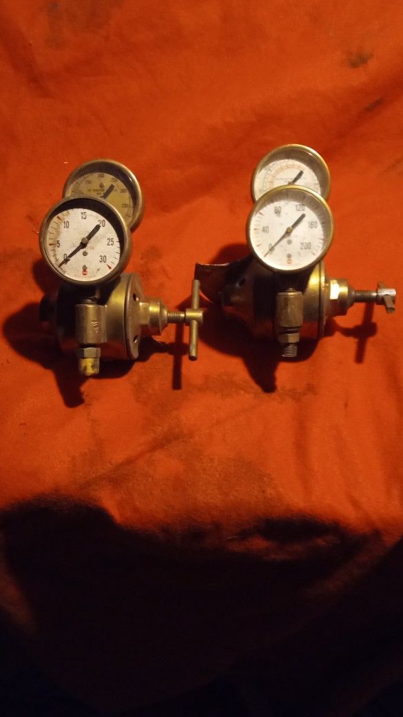 Oxygen And Acetylene Gauges