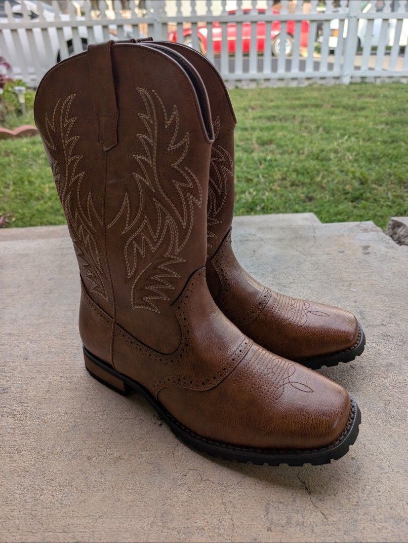 New Mens Cowboy Boots