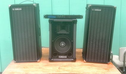 Yamaha PA Speaker Cabinet Set of 3