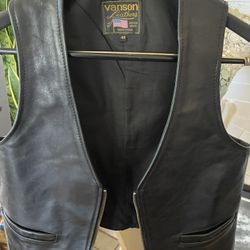 Vintage VANSON Leather Vest