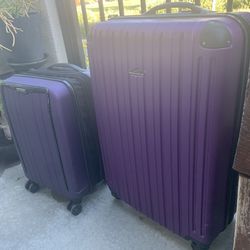 Purple Suitcase Set 