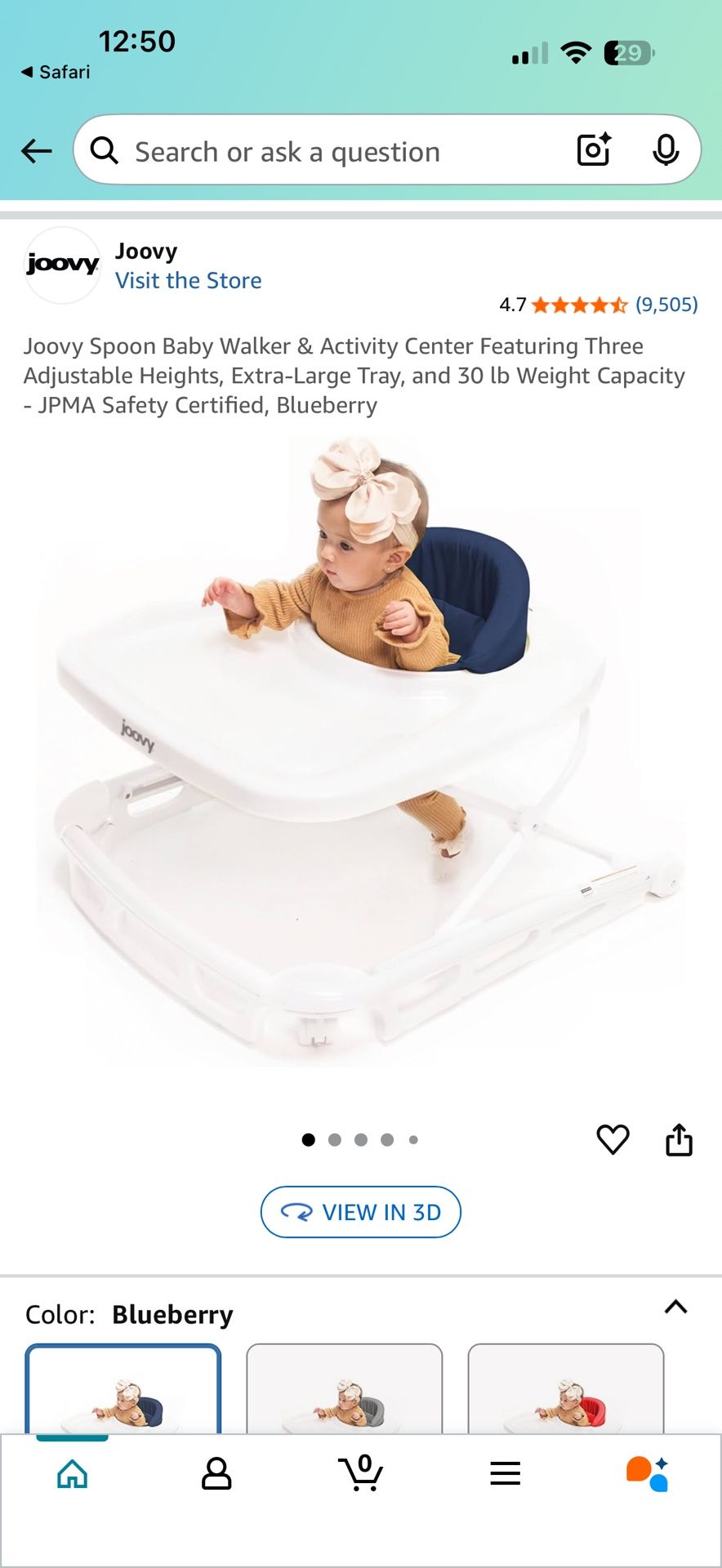 Joovy Spoon Baby Walker