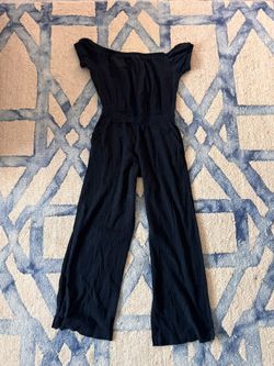 Off The Shoulder Linen Jumper