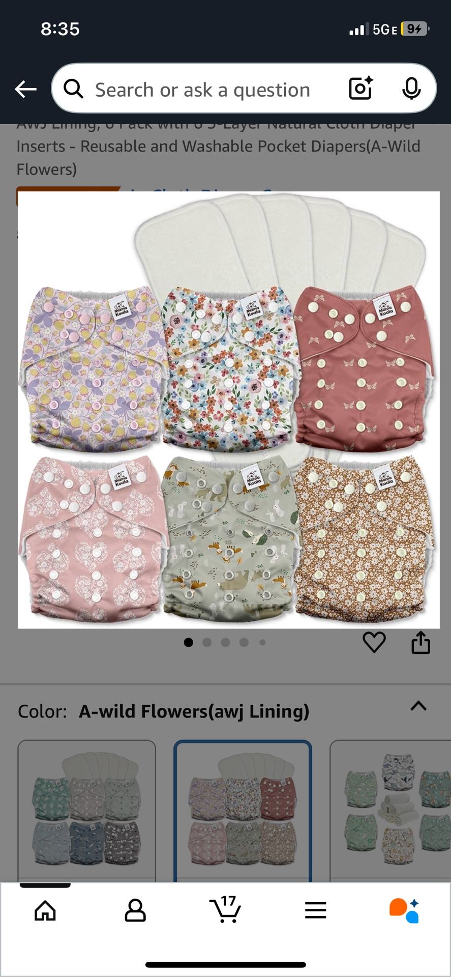 12 Brand New Cloth Dippers