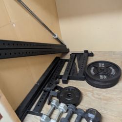 Vogue Monster Lite Weight Rack And Weight Plates 