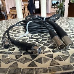 Title: 15ft XLR Microphone Cable Male to Female – Studio / DJ / Mic / Audio Cable