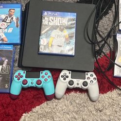 Ps4 Slim With Controller And Games