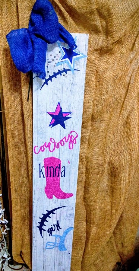Dallas COWBOYS PORCH SIGN