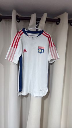 2021-22 adidas Olympique Lyon LYONNAIS Training Football Shirt Size 9-10 Youth