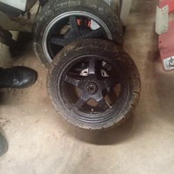 Used  150 Moped Rims  And Tires