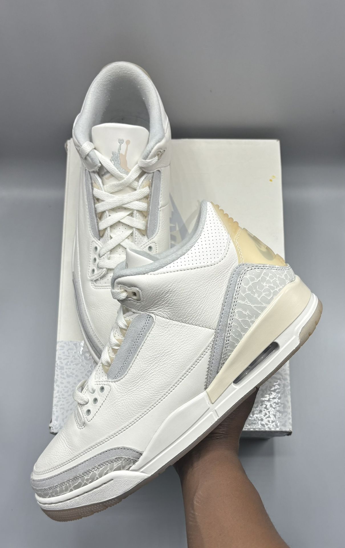 Jordan 3 Retro Craft Ivory (Sz 12)