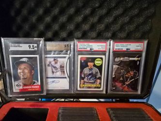 4x Graded Baseball Card Lot - Topps Chrome / National Treasures / Heritage - PSA BGS SGC Gem Mint