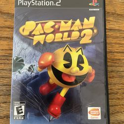Playstation 2 Pac-Man World 2 In Excellent Condition With CD Game, Snap Case Manual Book