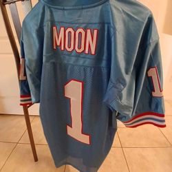 Warren Moon Throwback Houston Oilers NFL Jersey