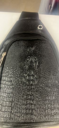 Faux Crocodile Waterproof Crossbody Bag