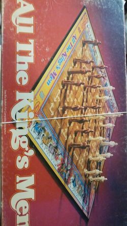 Vintage 1979 All the King's Men Game