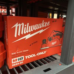 Milwaukee M18 3-1/4” Planer 
