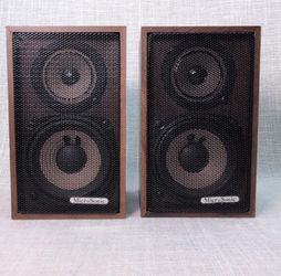 MicroSonic MS-3 Book Shelf  Speakers -  Classic Vintage 1980s Book Shelf Speaker