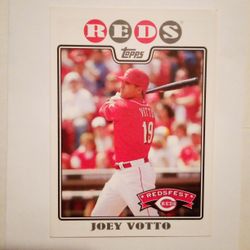 Baseball Topps 2007 Joey Vitto Rookie Card,, Very Rear 