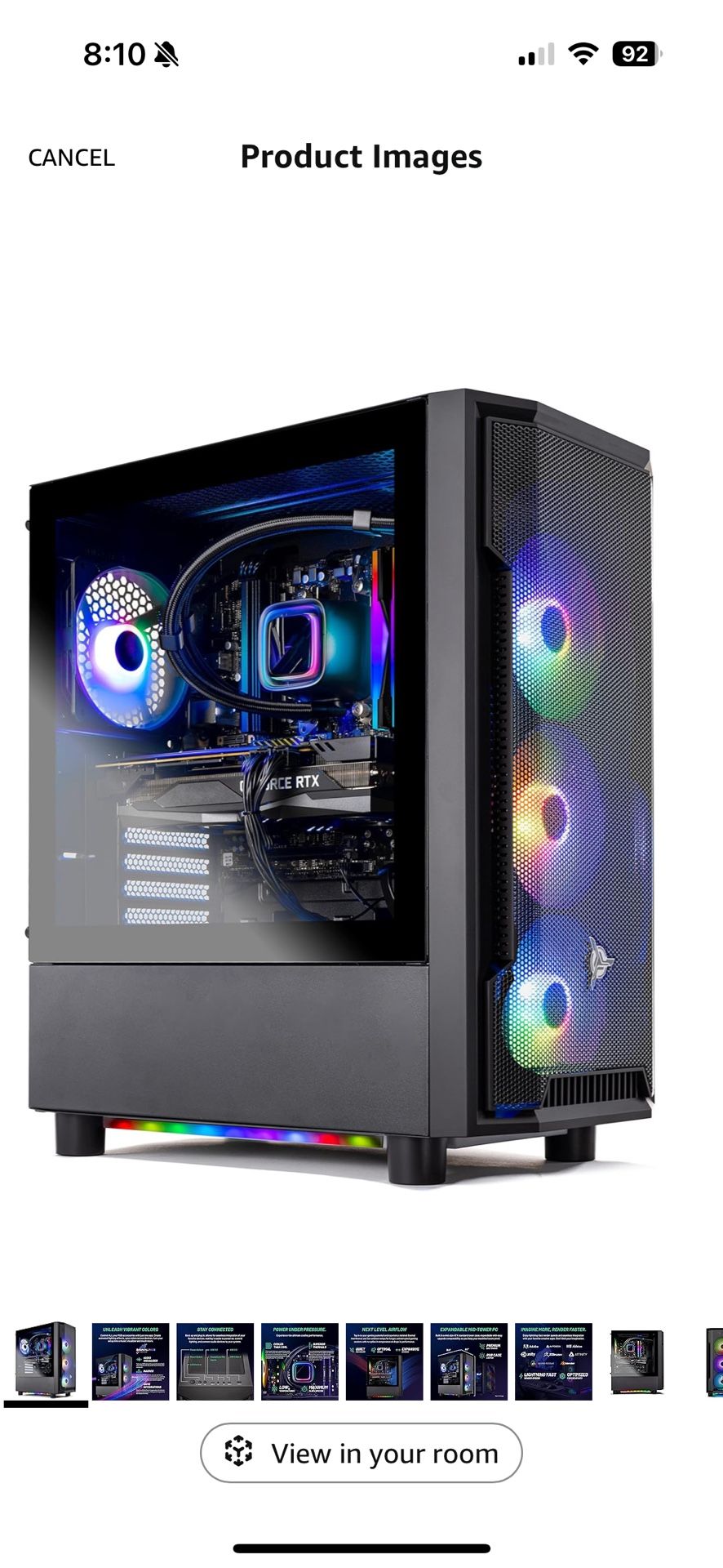 Shadow 4 Skytech gaming pc