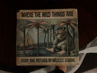 Vintage Original Cover “Where The Wild Things Are” Book Copy