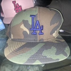 Camo Dodger Hat, Size 7 1/2
