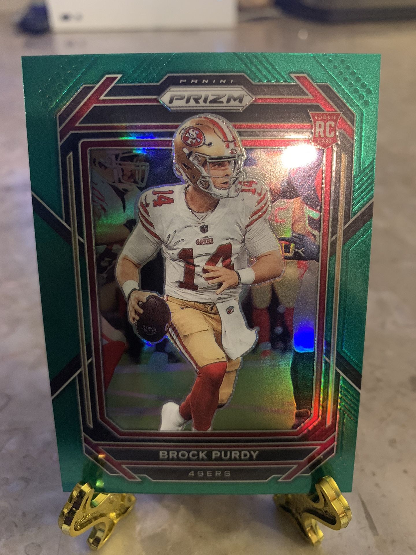 2022 Panini Prizm Football Brock Purdy Green Prizm RC #353 San Francisco  49ers for Sale in Las Vegas, NV - OfferUp