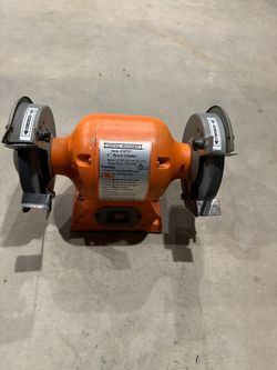 Central Machinery 6" Bench Grinder (1/2 HP, 3450 RPM