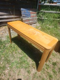 Narrow wooden Table