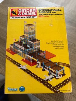 Vintage 1977 Kenner Girder & Panel International Airport Action Building Set (Set #72080)