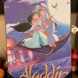 Aladdin And Jasmin Wall Art