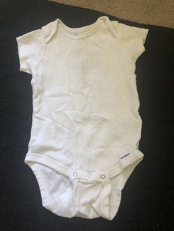 18 months white onesie