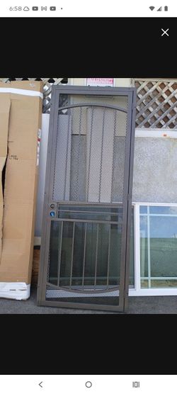 36x96 security door swing out to the right hand, available now