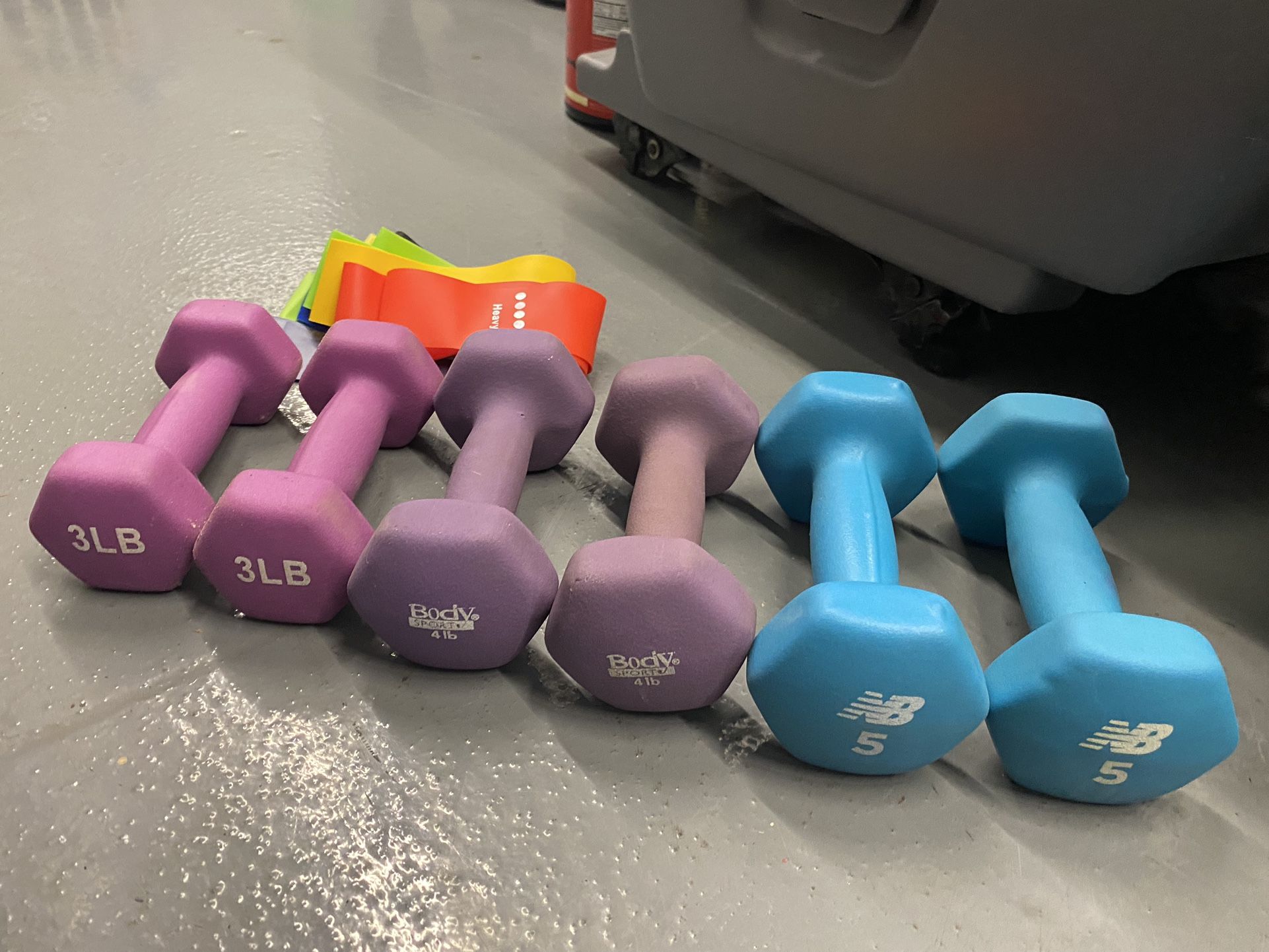 Dumbbells And Resistance Bands 