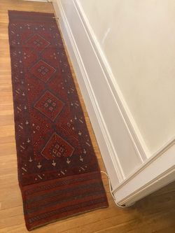 Vintage 2x8 Persian rug runner