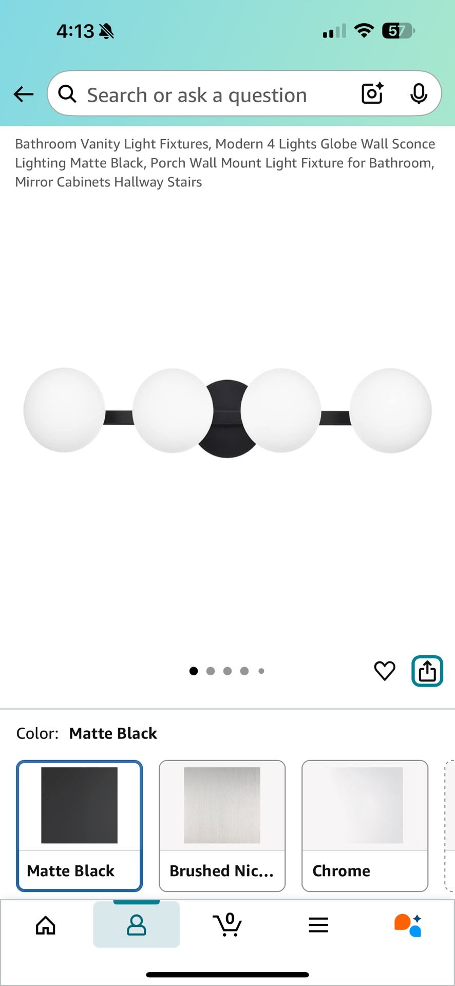 Bathroom Vanity Light Fixture