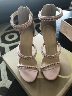 Soft Pink Heels / Shoes New Never Worn