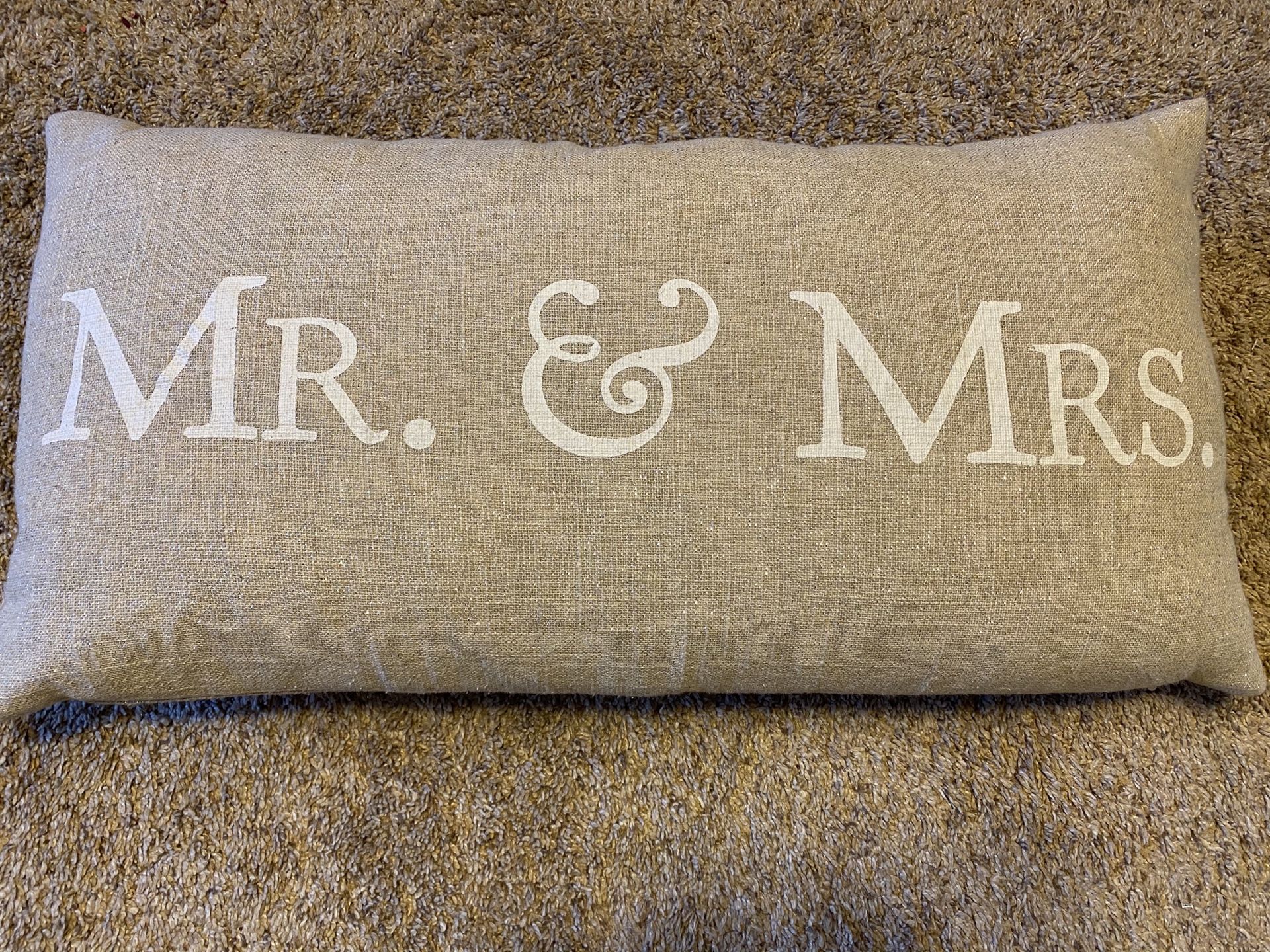 Mr. And Mrs. Down pillow