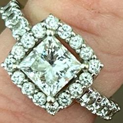 1.5 Carat Diamond Ring, Only Worn 4 Months. 