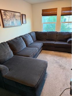 Large grey sectional