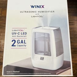 *Brand New-Winix Ultrasonic Humidifier with UV-C LED Technology, 2-gallons