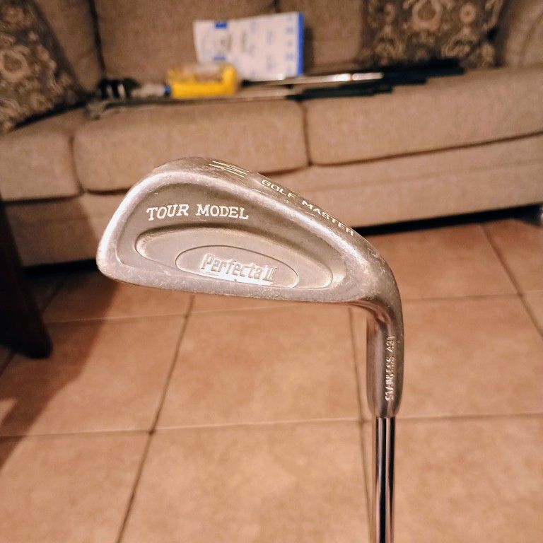 "Golf Master" Tour Model Perfecta II/ Men's/Steel Shaft/ Single/wedge Iron (golf club)(↕️H 35" in.)