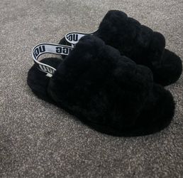 UGG Fluff Yeah Slide (black) size 7