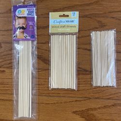 Wooden Round Dowels - New