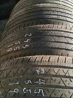 245 55 19 four continental tires $20each
