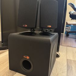 Klipsch ProMedia 2.1 Multimedia Speakers And Subwoofer 