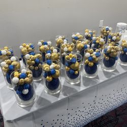 Blue And Gold Party Decor